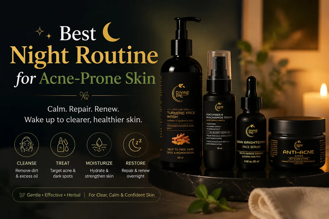 Best Night Routine for Acne-Prone Skin | Acne Skincare Routine