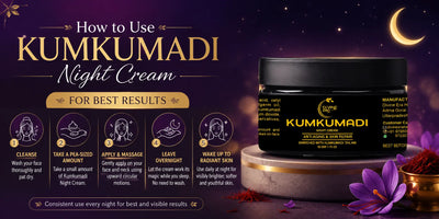 Kumkumadi Night Cream कैसे लगाएं — सही तरीका और बेहतरीन रिज़ल्ट्स