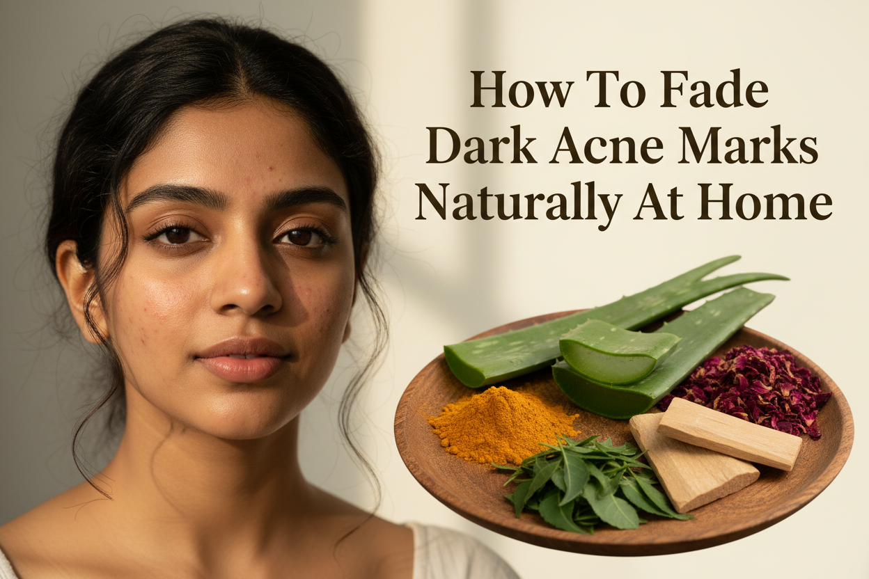 How To Fade Dark Acne Marks Naturally At Home