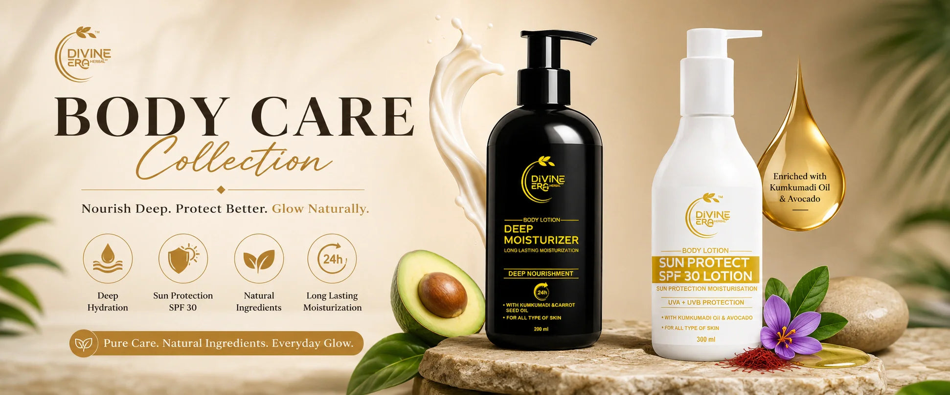 Body Care Kit Collection – Herbal Skincare Products for Soft, Healthy and Glowing Skin