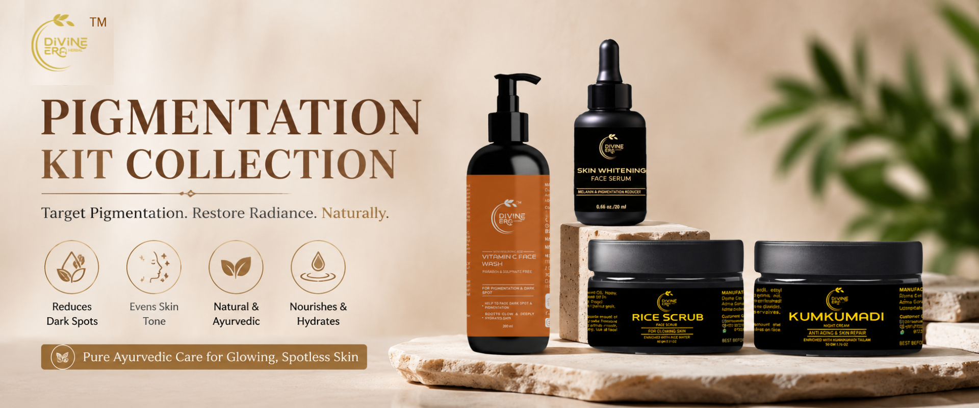 Pigmentation Kit Collection – Herbal Skincare Solutions for Dark Spots and Uneven Skin Tone