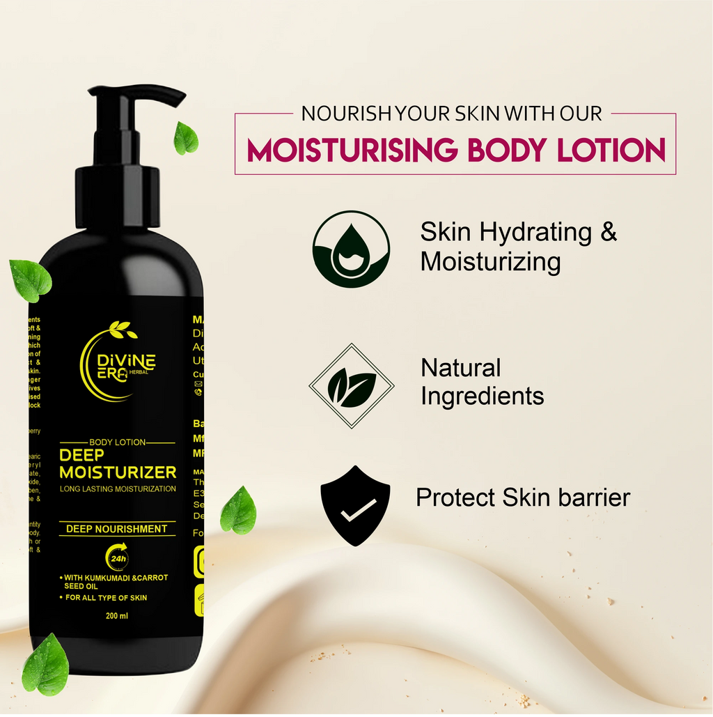 Deep Moisturizing Body Lotion 200ml | Deep Moisturizing & Nourishing Body Care