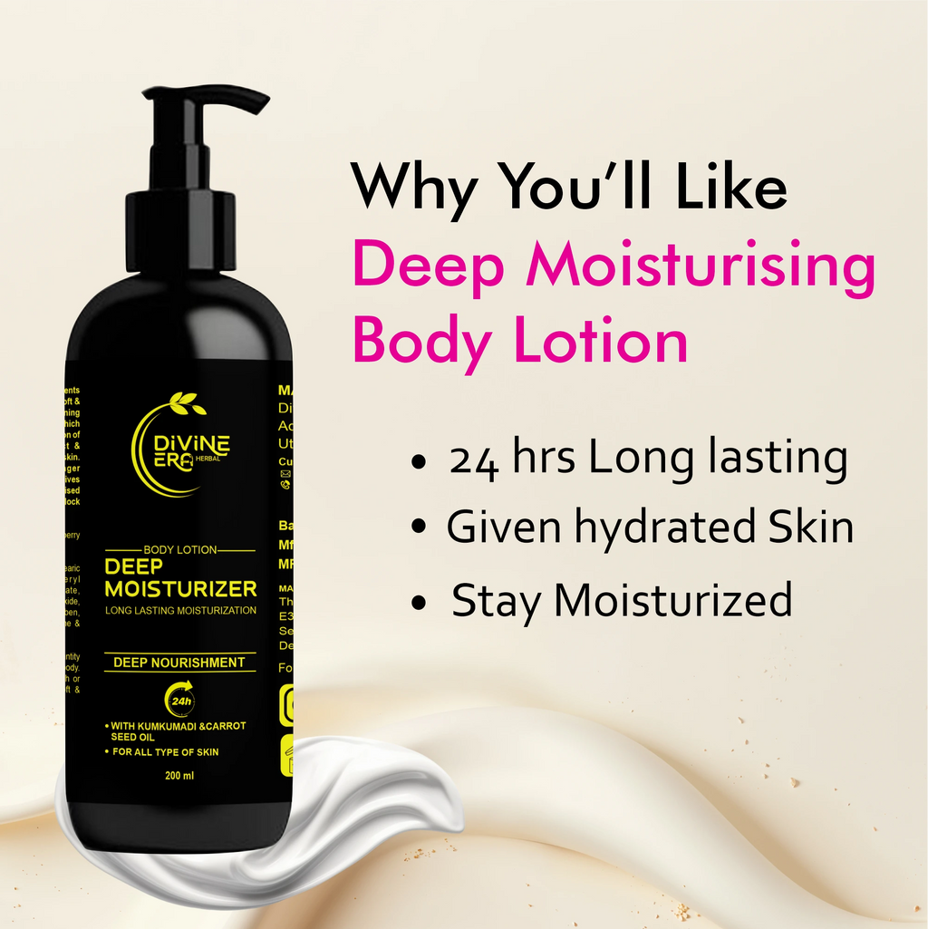 Deep Moisturizing Body Lotion 200ml | Deep Moisturizing & Nourishing Body Care