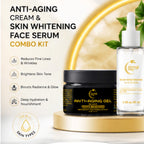 Anti-Aging Cream & Skin Whitening Face Serum Combo Kit