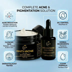 Divine Era Herbal Acne Cream & Face Brightening Serum Combo Kit