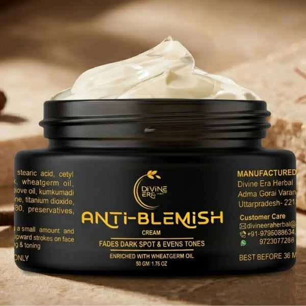Divine Era Herbal Anti Blemish Cream 50gm | Dark Spots & Blemish Removal Cream