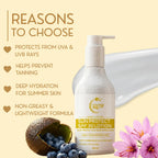 Sun Protect SPF 30 Body Lotion 300ml | Daily Moisturizing & UV Protection Lotion Divine Era Herbal