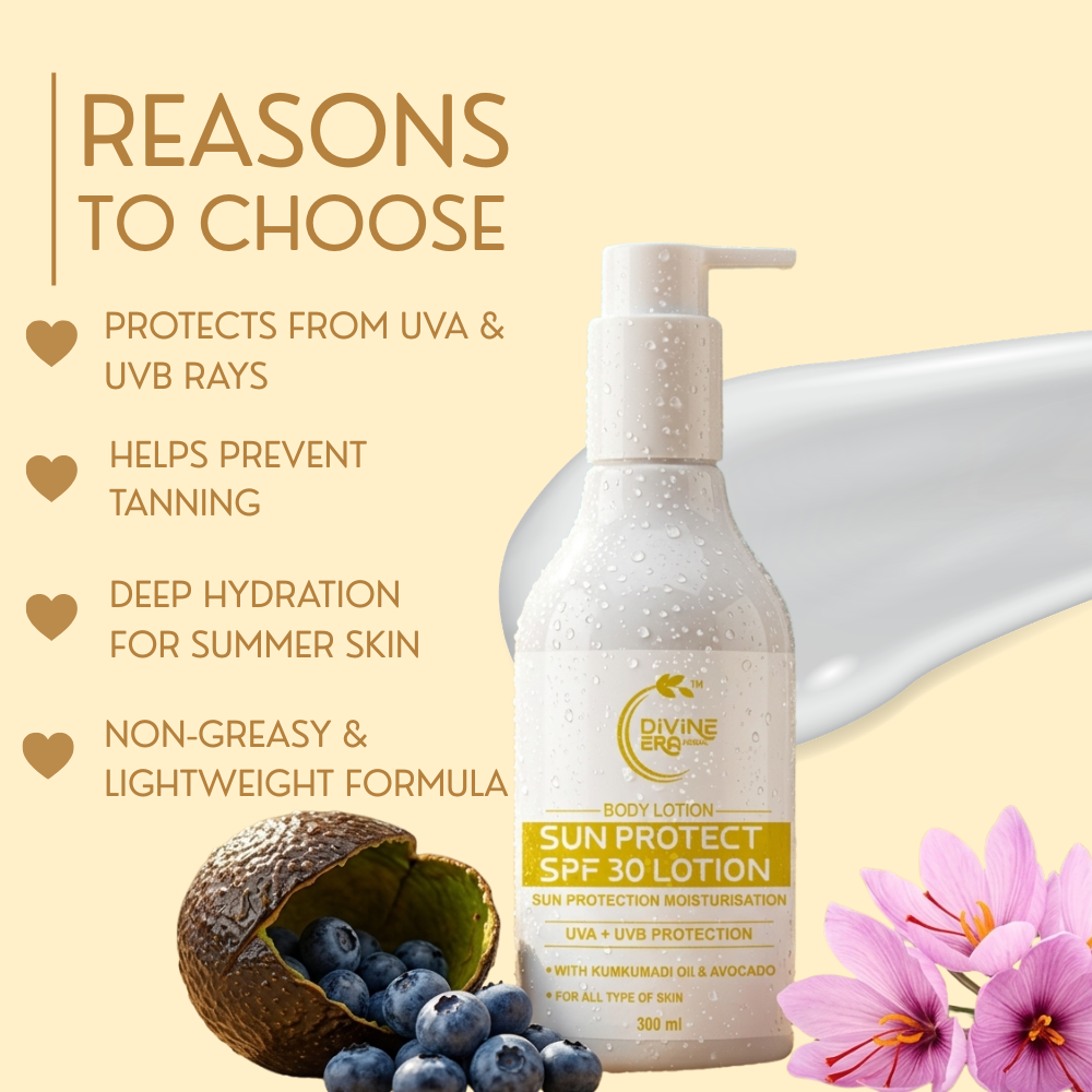 Sun Protect SPF 30 Body Lotion 300ml | Daily Moisturizing & UV Protection Lotion