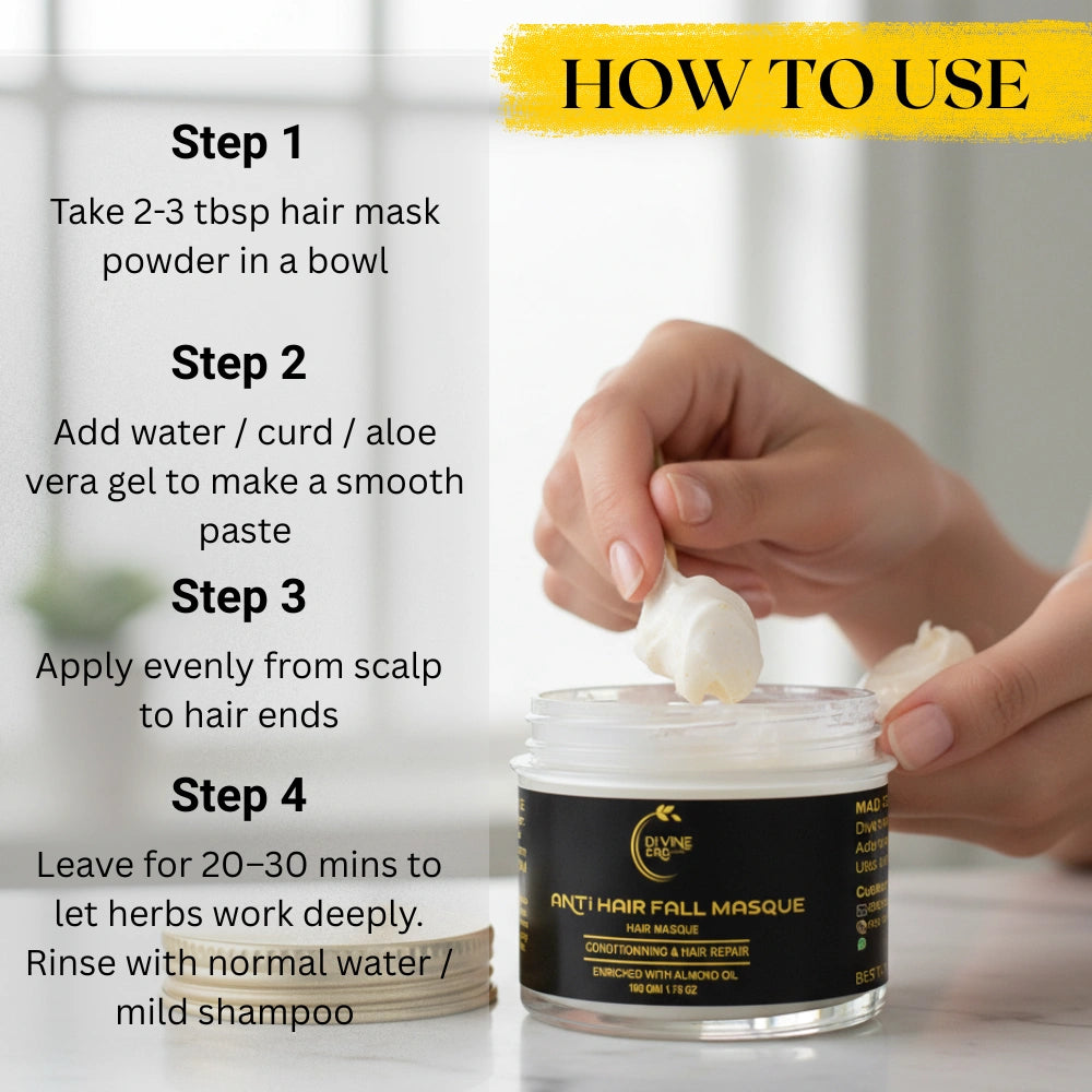 Anti Hair Fall Hair Mask 100gm | Strengthening & Nourishing Hair Treatment Mask