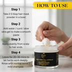 Anti Hair Fall Hair Mask 100gm | Strengthening & Nourishing Hair Treatment Mask Divine Era Herbal