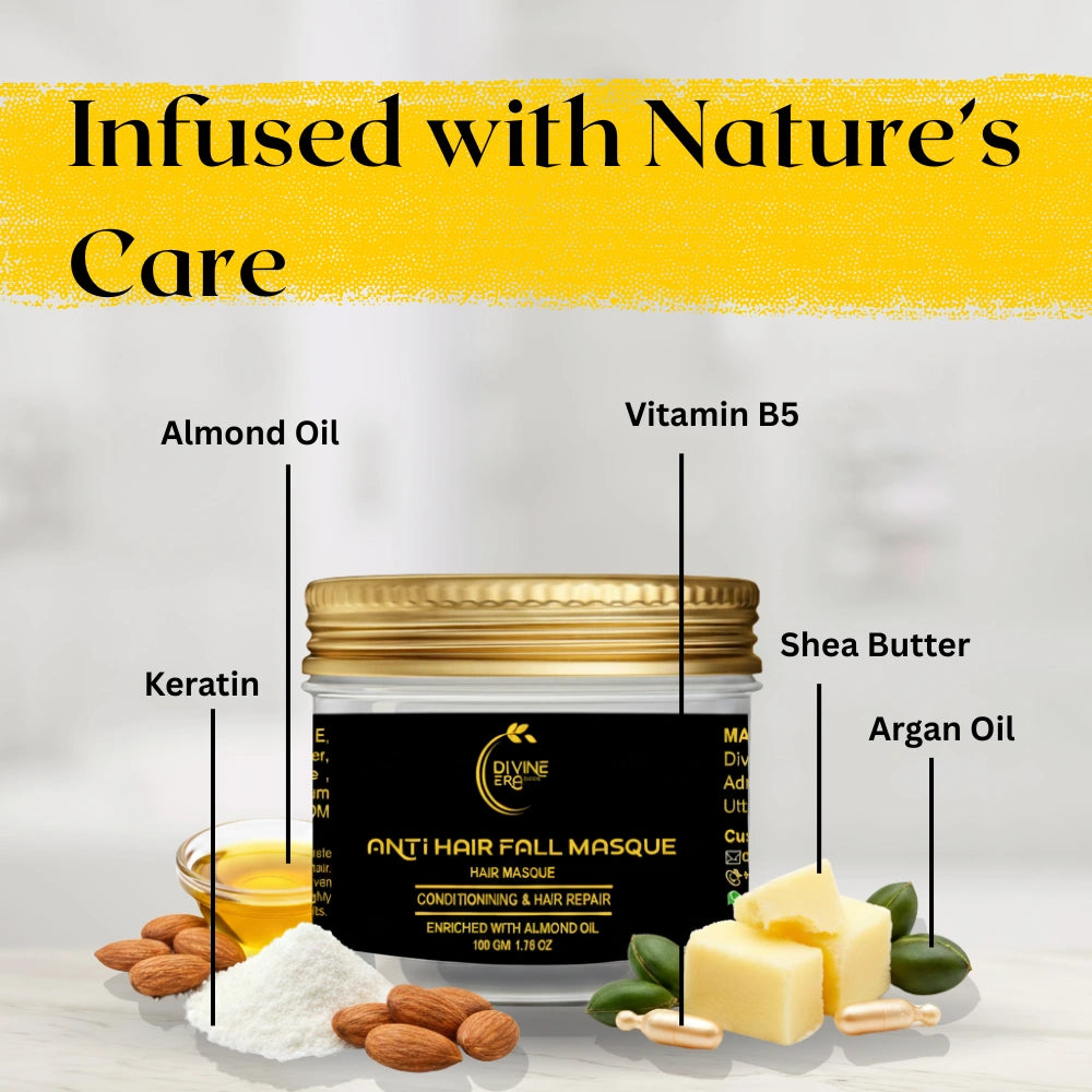 Anti Hair Fall Hair Mask 100gm | Strengthening & Nourishing Hair Treatment Mask