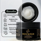 Rice Face Scrub for tan removal 50 gm Divine Era Herbal