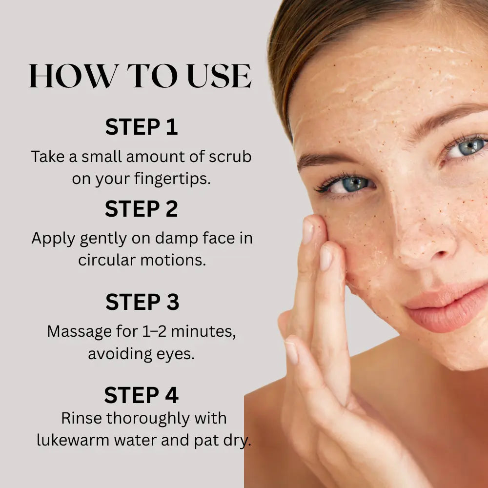 Rice Face Scrub for tan removal 50 gm