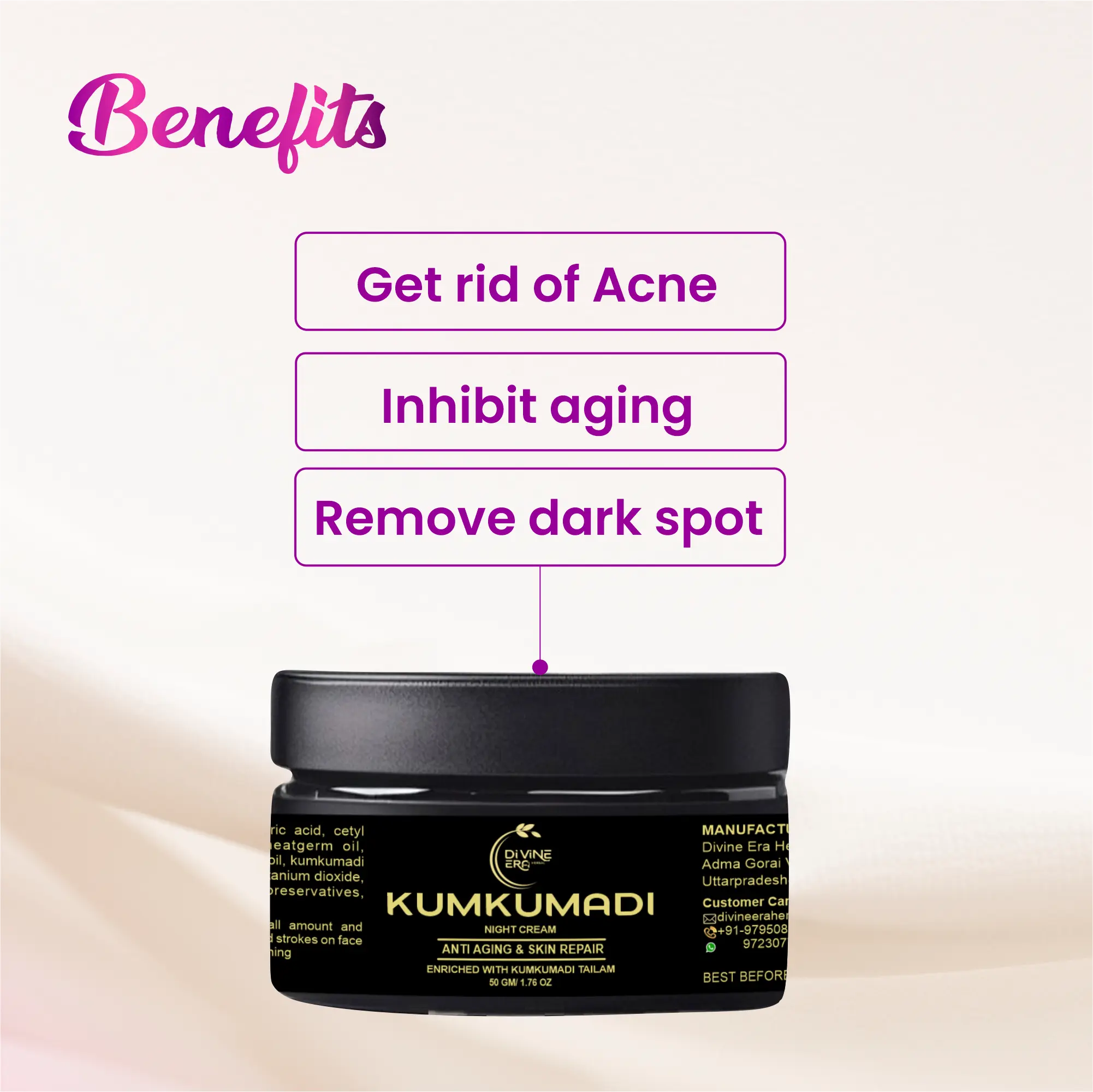 Kumkumadi Night Cream 50 gm