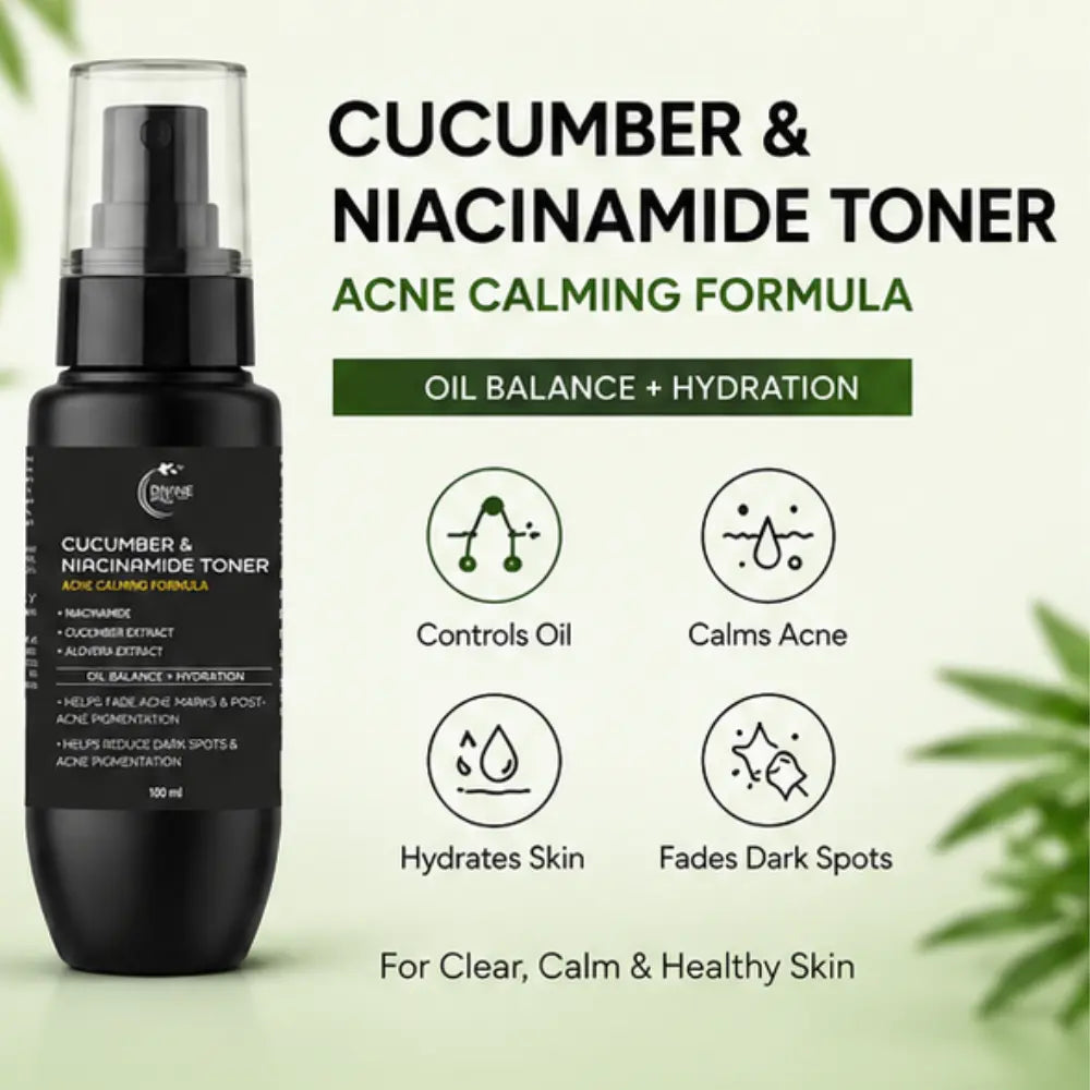 Divine Era Herbal Niacinamide Toner 100ml | Pore Minimizing & Hydrating Face Toner