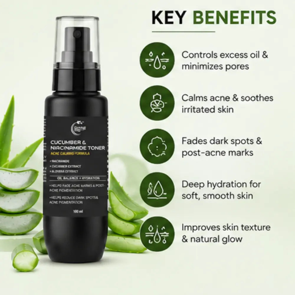 Divine Era Herbal Niacinamide Toner 100ml | Pore Minimizing & Hydrating Face Toner