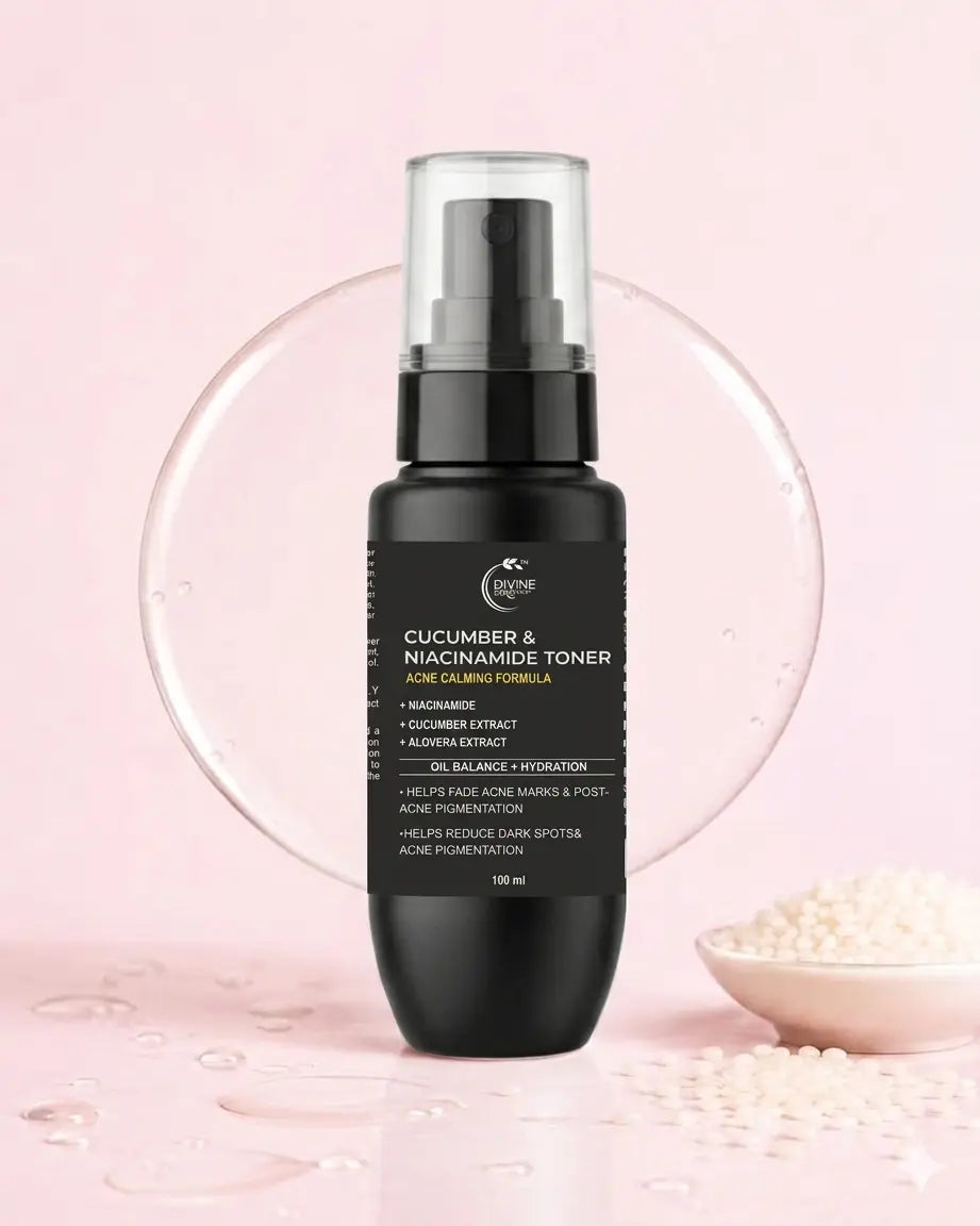 Divine Era Herbal Niacinamide Toner 100ml | Pore Minimizing & Hydrating Face Toner