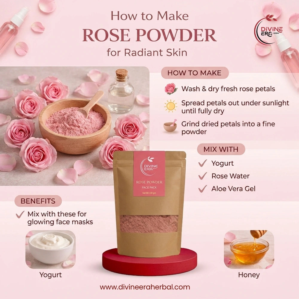 Rose Petals Powder for Face