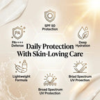 SPF 50 Hyaluronic Sunscreen Aqua Gel 50gm | Lightweight Daily Sun Protection Divine Era Herbal
