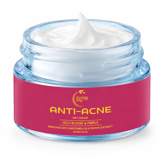 Anti Acne Cream 30gm | Pimple Control & Acne Spot Reduction Cream Divine Era Herbal