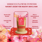 Hibiscus Powder – Pure Hibiscus Flower Powder for Hair & Skin Care | Herbal Ayurvedic Beauty Care Divine Era Herbal