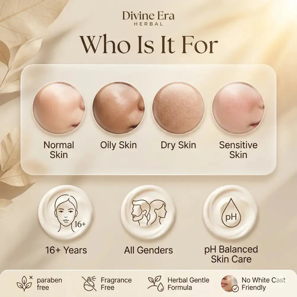 SPF 50 Hyaluronic Sunscreen Aqua Gel 50gm | Lightweight Daily Sun Protection Divine Era Herbal