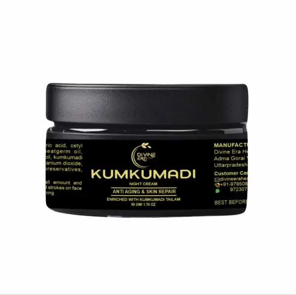 Kumkumadi night cream for glowing skin – Ayurvedic skincare