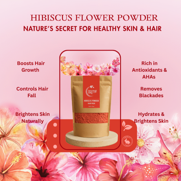 Divine Era Herbal Hibiscus Flower Powder-150 gm - Image 2