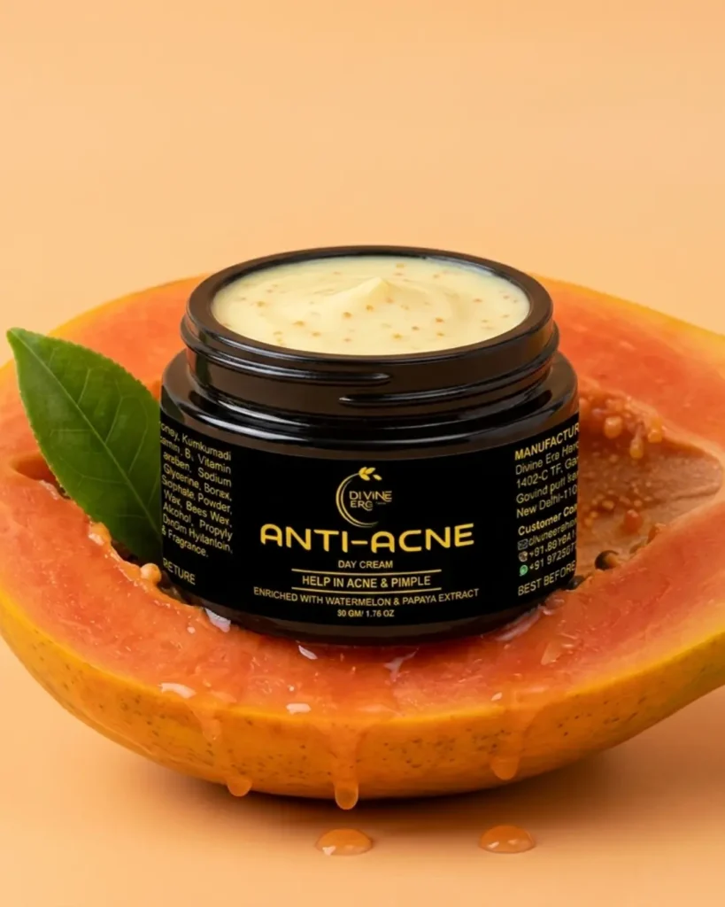 Best acne cream for face with natural Ayurvedic ingredients to reduce pimples, acne marks, and provide clear glowing skin