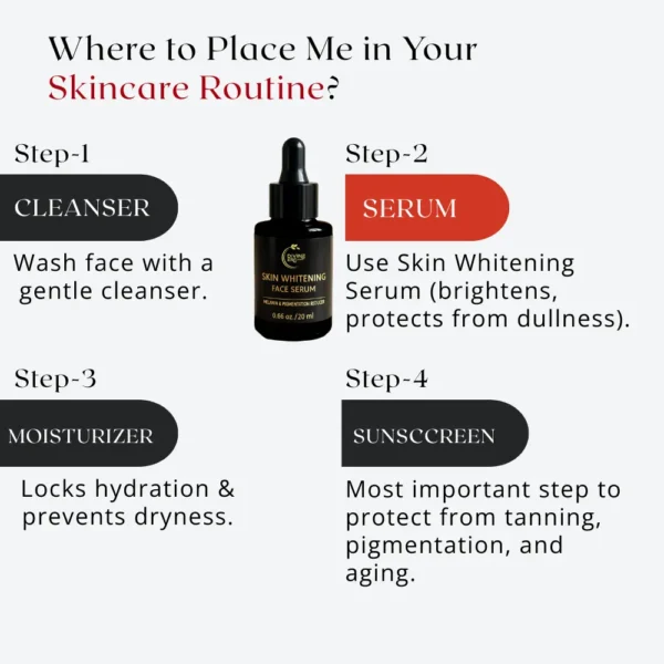 Divine Era Herbal Skin Whitening Face Serum-20 ml - Image 6