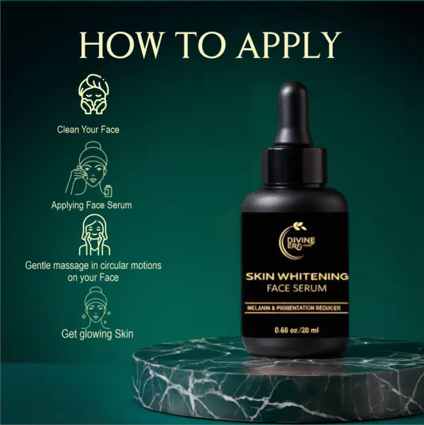 Divine Era Herbal Skin Whitening Face Serum-20 ml - Image 5