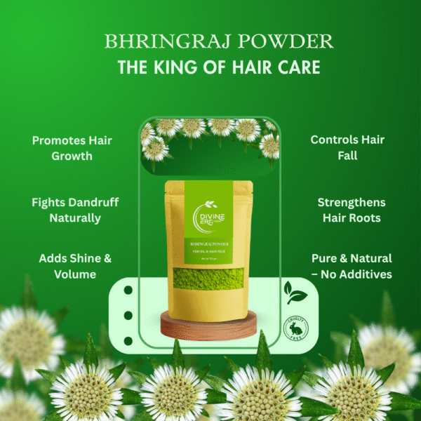 Divine Era Herbal Bhringraj Powder-150 g - Image 2