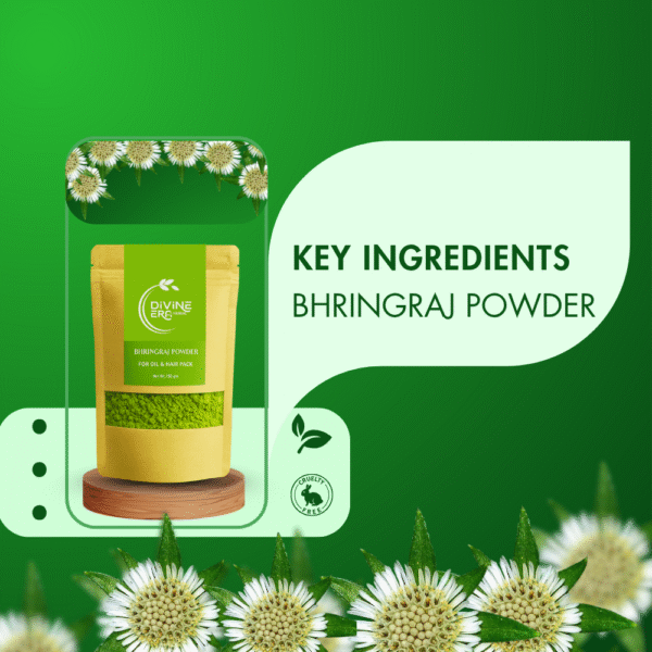Divine Era Herbal Bhringraj Powder-150 g - Image 3