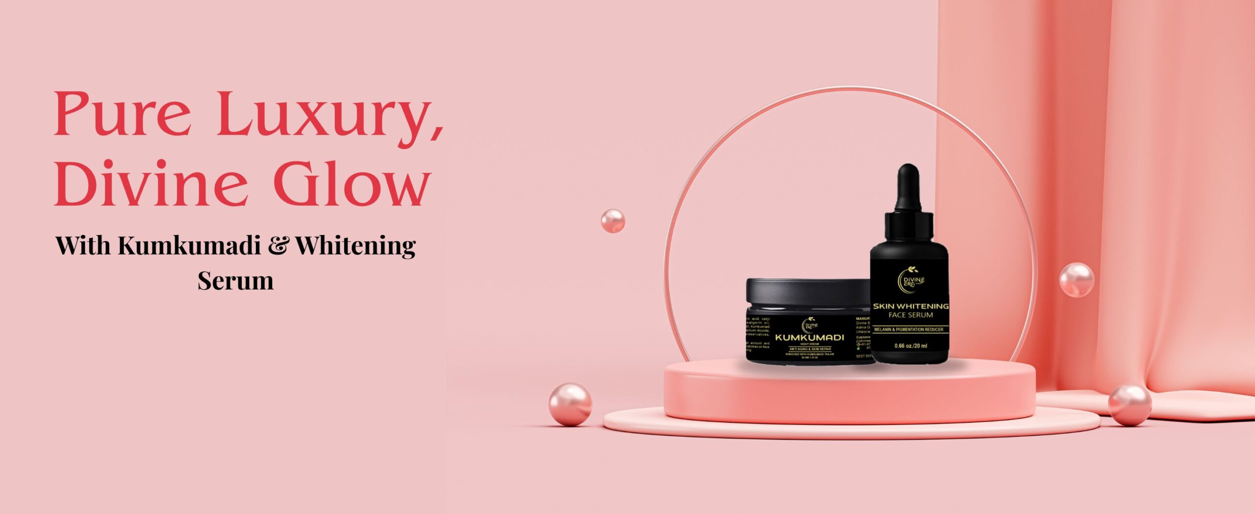 Kumkumadi Cream & Skin Whitening Serum