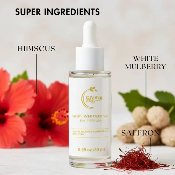 Divine Era Herbal Skin Whitening Face Serum- 30 ml - Image 3