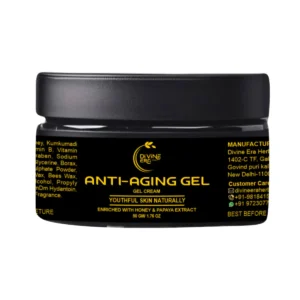 Top 5 anti aging cream in India – Divine Era Herbal Gel Cream for wrinkles, fine lines, and youthful glowing skin